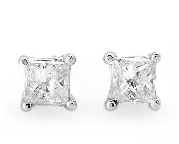 GENUINE NATURAL .25CT DIAMOND STUDS SOLID 10K GOLD